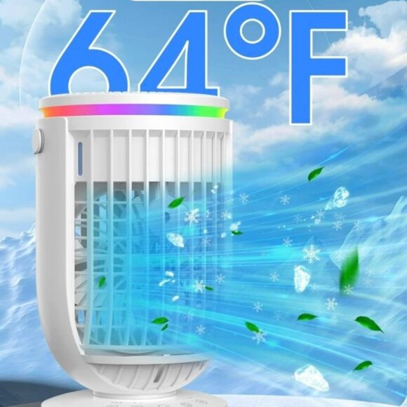 4-in-1 Portable Air Conditioner / Evaporative Cooler – White (NEW) - Picture 2 of 5